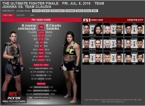 TUF Finale - Fri July 8th - Team Joanna vs Team Claudia.JPG